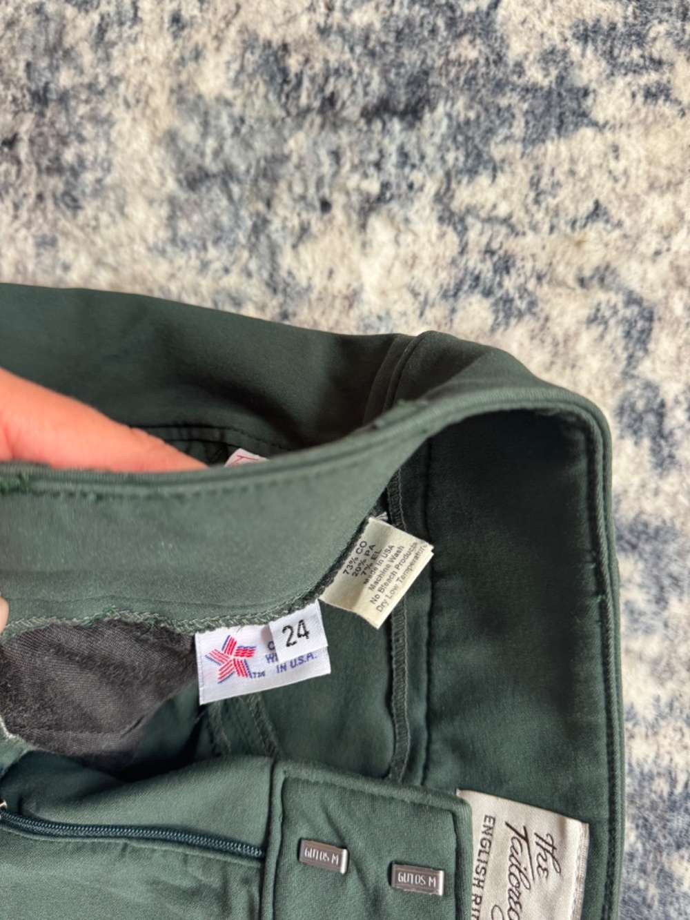 The Tailored Sportsman Dark Green Breeches - Picture 4 of 6